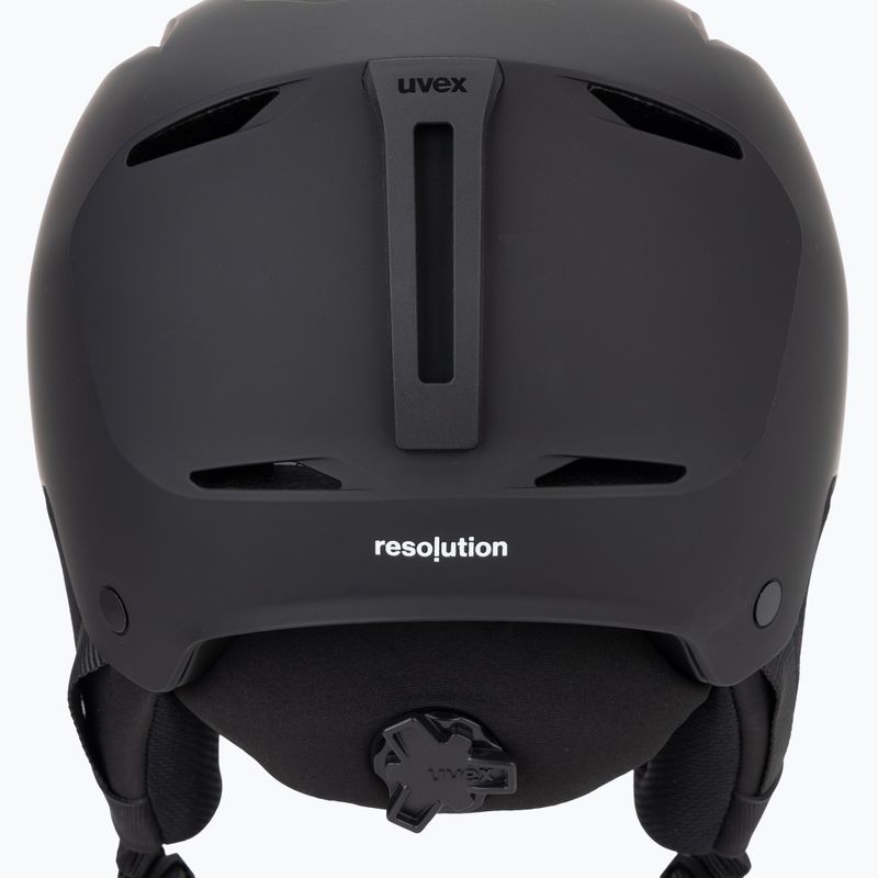 Skihelm UVEX Resolution black/electrum gradient matt 8