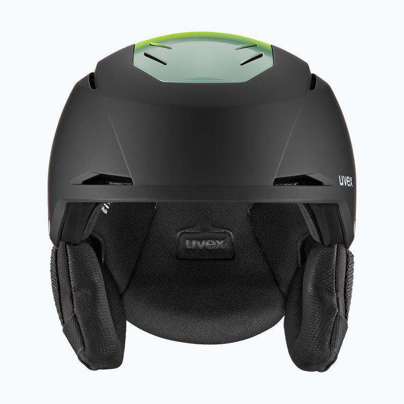 Skihelm UVEX Resolution black/electrum gradient matt 2