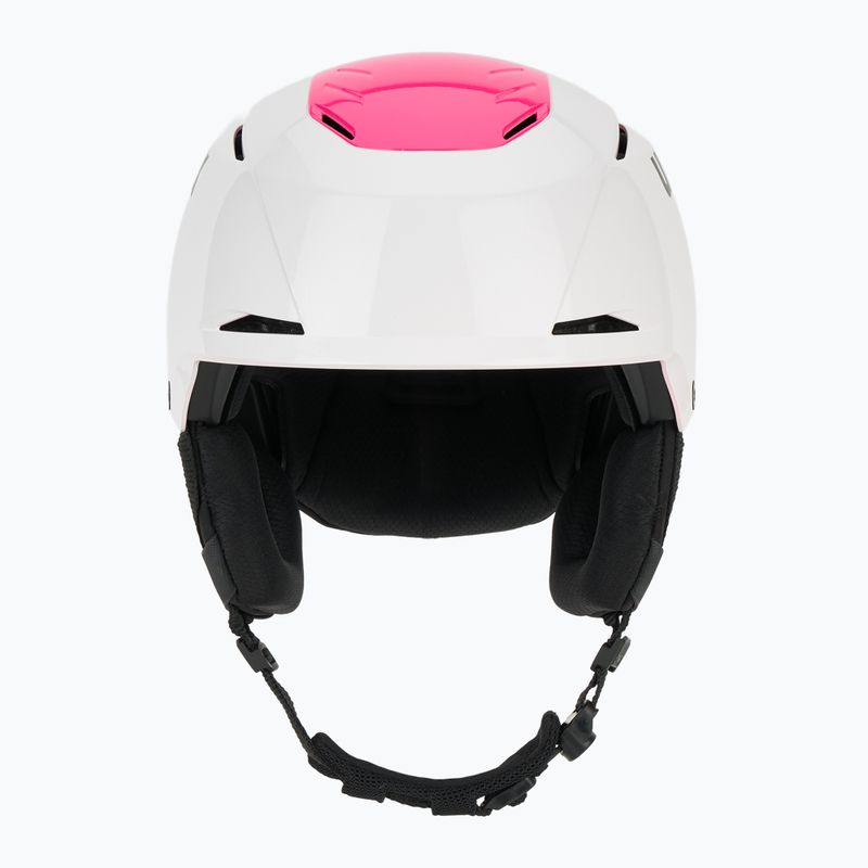 Skihelm UVEX Resolution SL white/pink 2