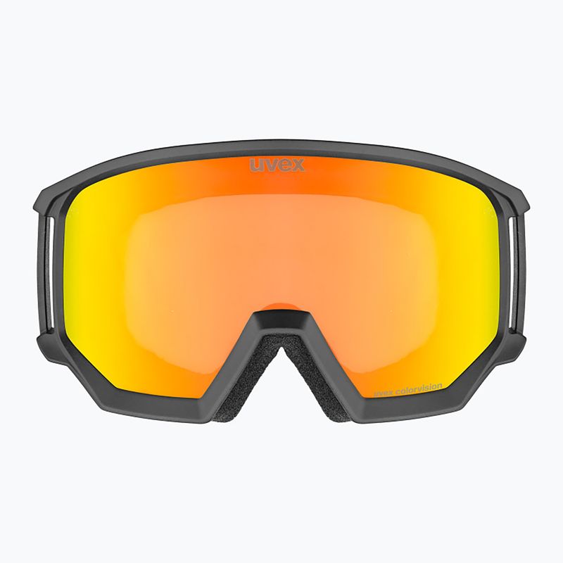 Skibrille UVEX Athletic CV black/mirror red 2