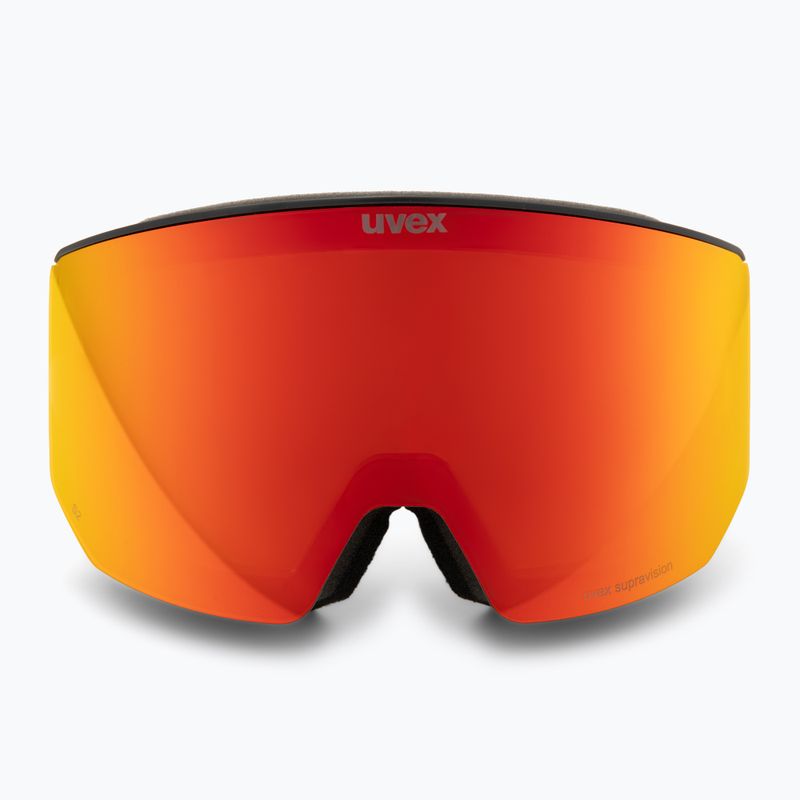 Skibrille Uvex Lace Attract FM black matt/mirror red 3