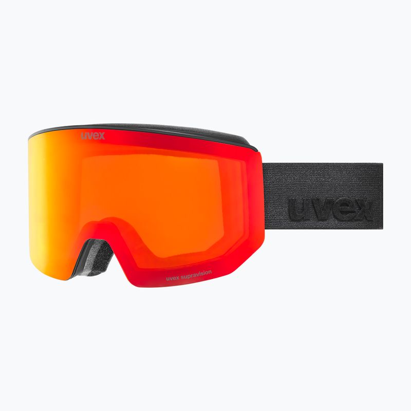 Skibrille Uvex Lace Attract FM black matt/mirror red 7
