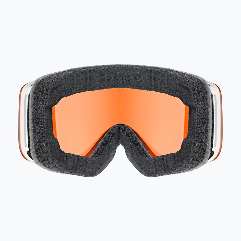 Kinderskibrille UVEX Pwdr LG Jr white matt/orange/clear 2