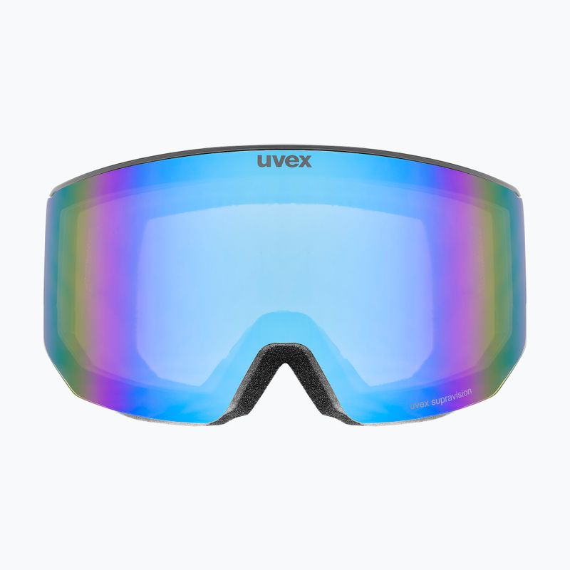 Skibrille Uvex Lace Attract FM black matt/mirror blue 7
