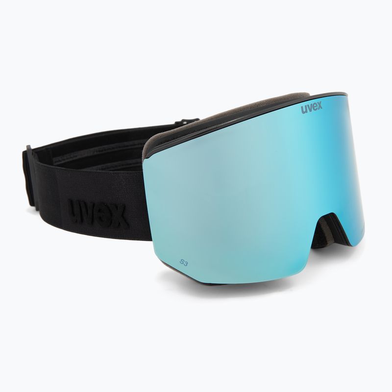 Skibrille Uvex Lace Attract FM black matt/mirror ice 2