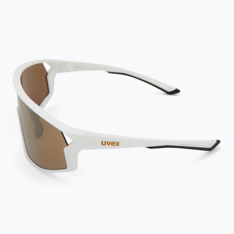 Sonnenbrille Uvex Skyryse white matt/mirror gold 4