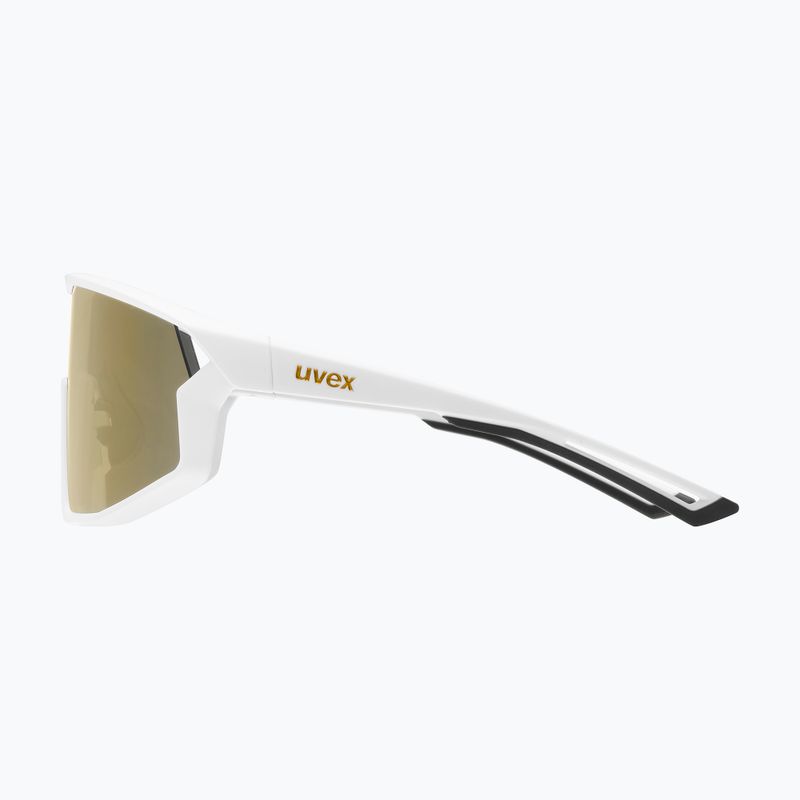 Sonnenbrille Uvex Skyryse white matt/mirror gold 5