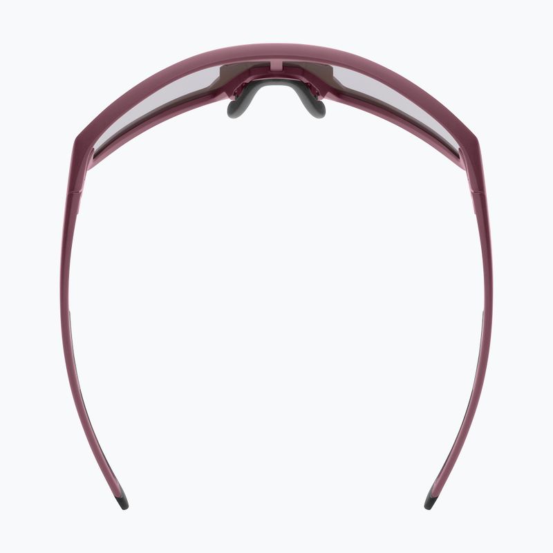 Sonnenbrille Uvex Skyryse burgundy matt/mirror rose 4