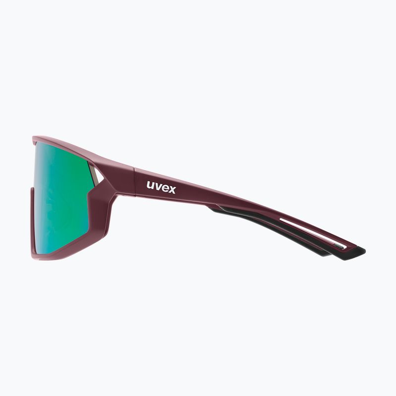 Sonnenbrille Uvex Skyryse burgundy matt/mirror rose 5