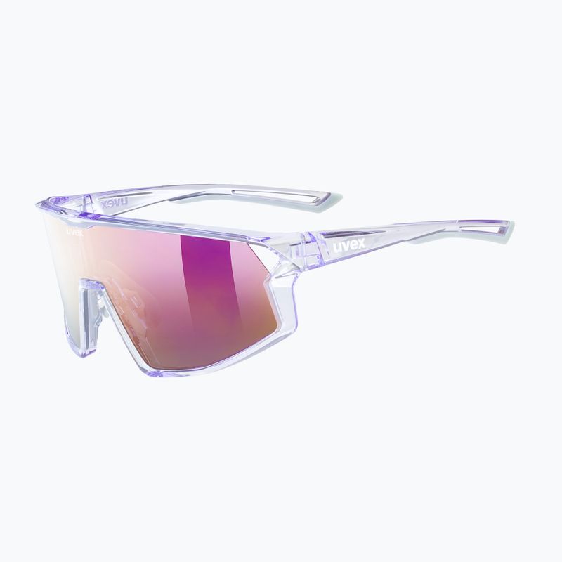 Sonnenbrille Uvex Skyryse clear purple/mirror lavender
