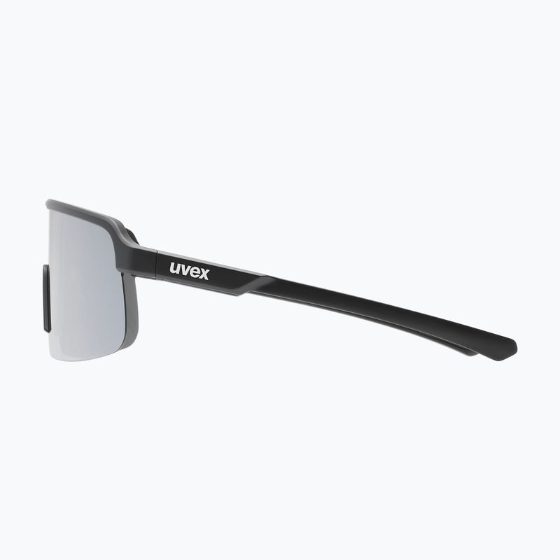 Sonnenbrille Uvex Dyrt black matt/mirror silver 5