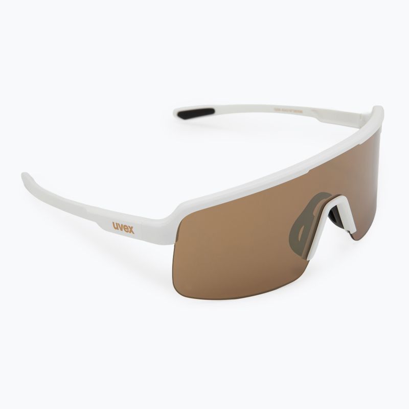Sonnenbrille Uvex Dyrt white matt/mirror gold