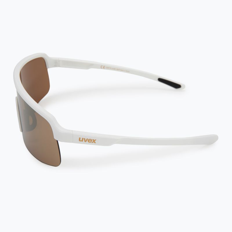 Sonnenbrille Uvex Dyrt white matt/mirror gold 4