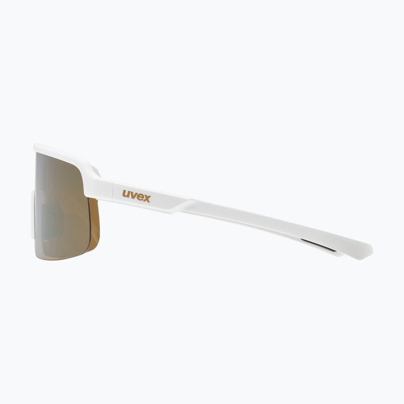 Sonnenbrille Uvex Dyrt white matt/mirror gold 5