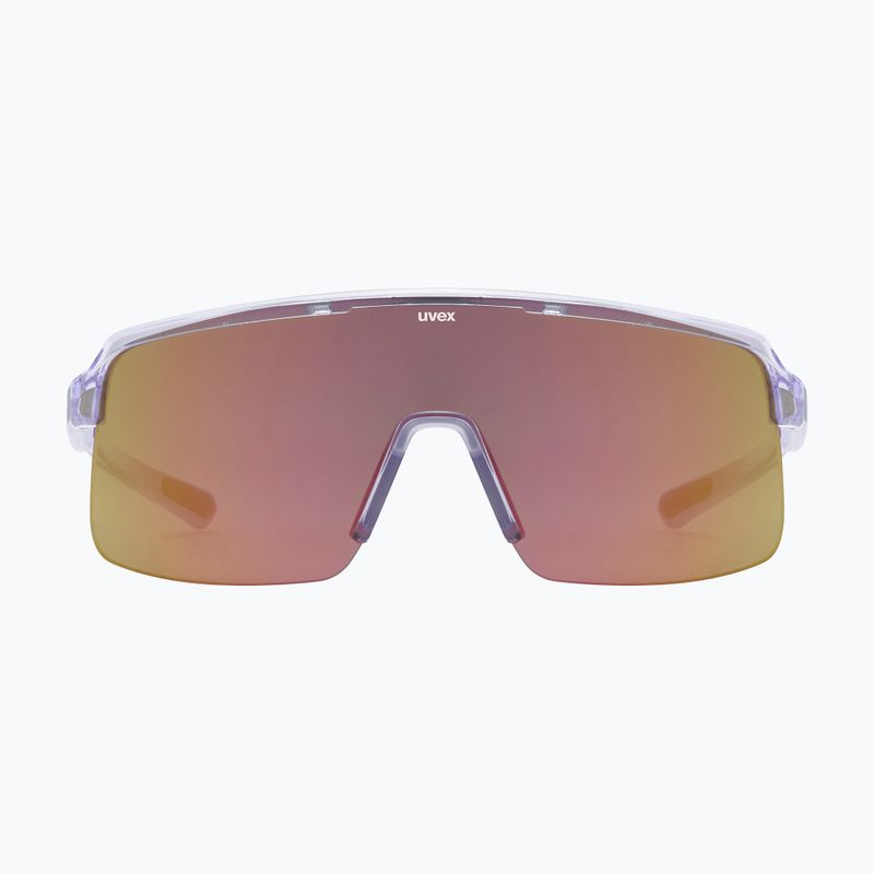 Sonnenbrille Uvex Dyrt clear purple/mirror red 2