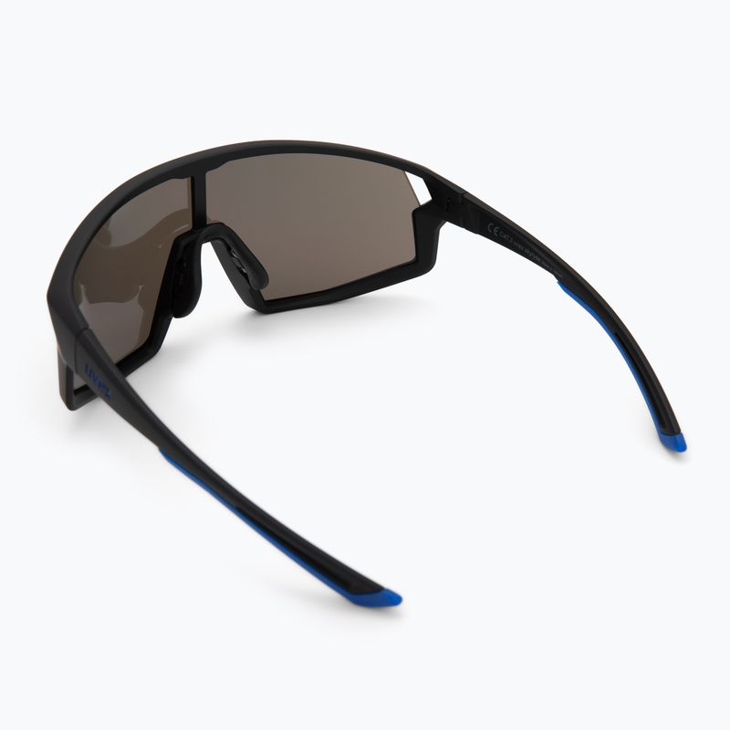 Sonnenbrille Uvex Skyryse black matt/mirror blue 2