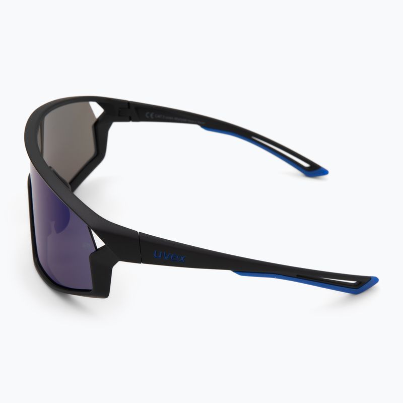 Sonnenbrille Uvex Skyryse black matt/mirror blue 4