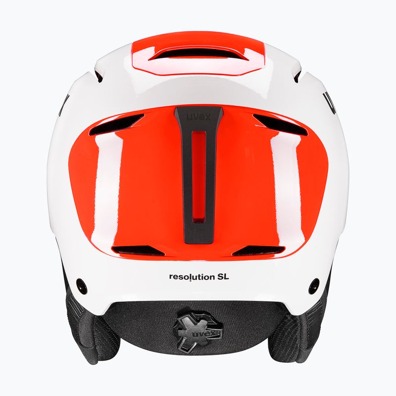 Skihelm UVEX Resolution SL white/electric red 3