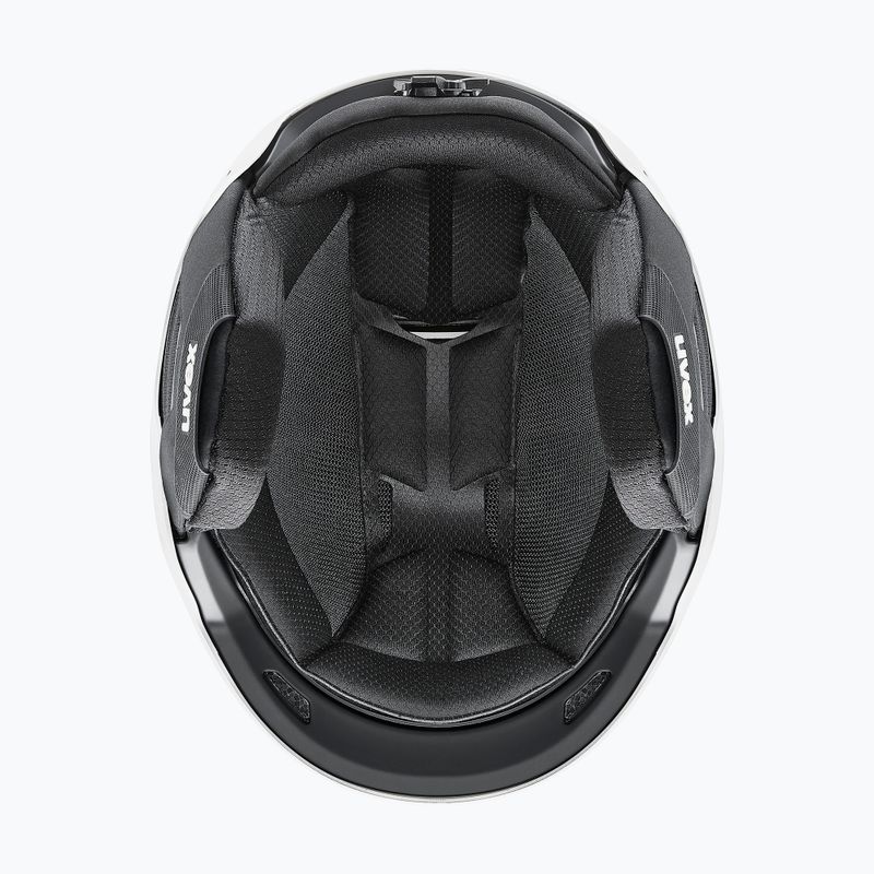 Skihelm UVEX Resolution SL white/electric red 5