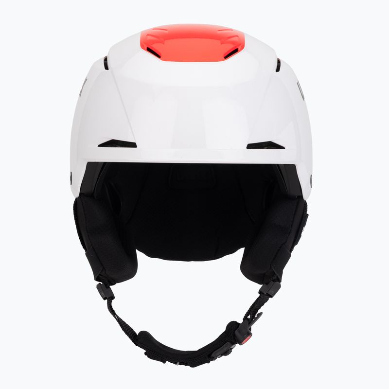 Skihelm UVEX Resolution SL white/electric red 2