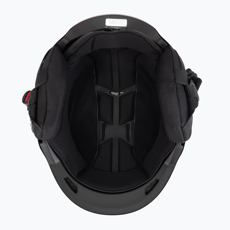 Skihelm UVEX Resolution SL white/electric red 5