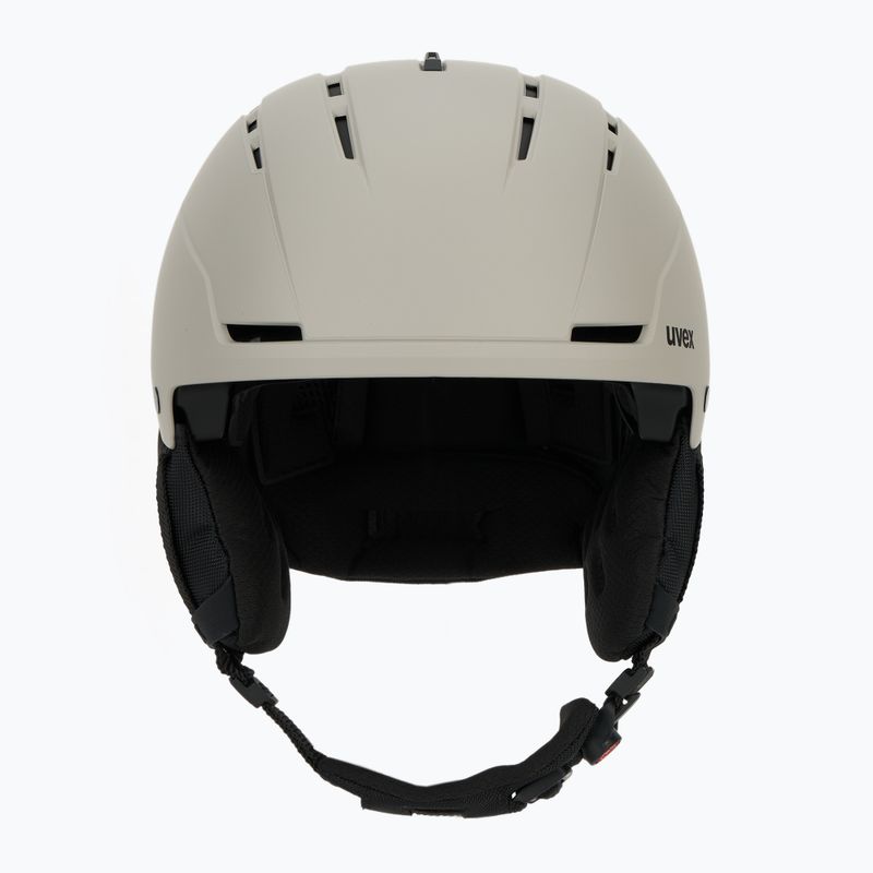 Skihelm UVEX Stance warm grey/black matt 2