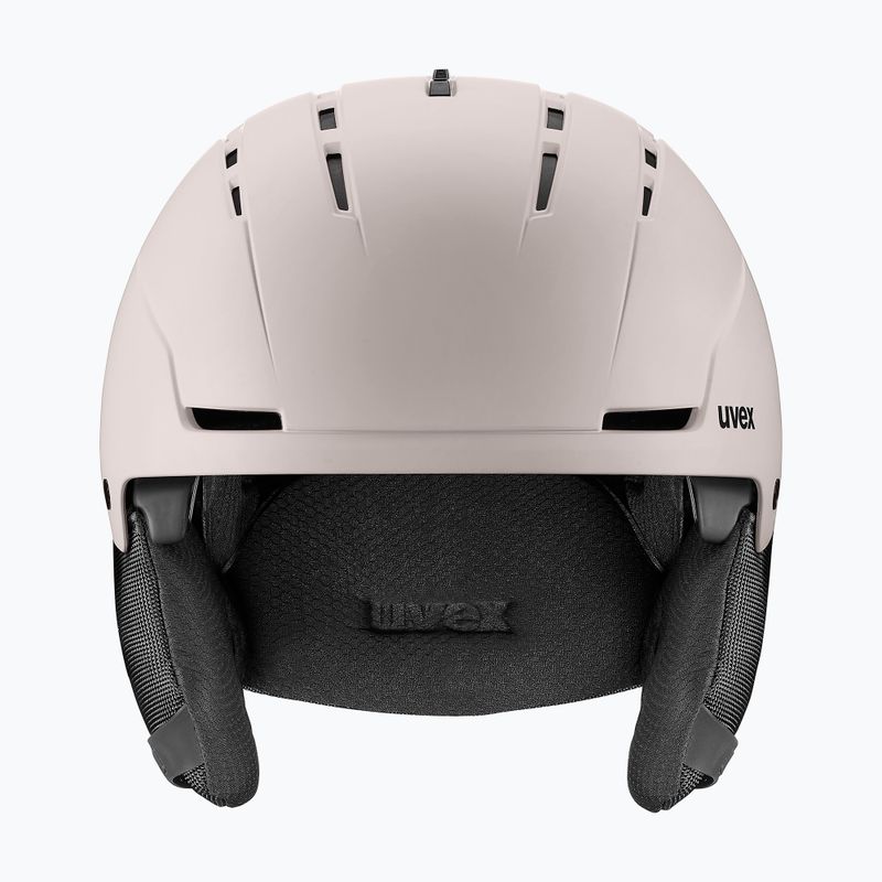 Skihelm UVEX Stance warm grey/black matt 2