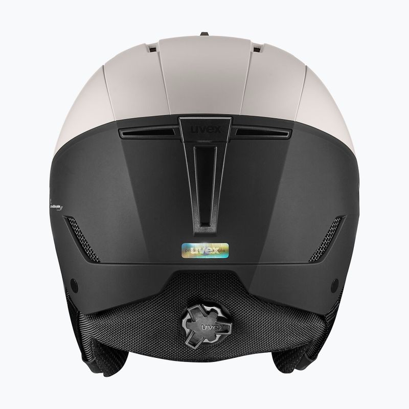 Skihelm UVEX Stance warm grey/black matt 3