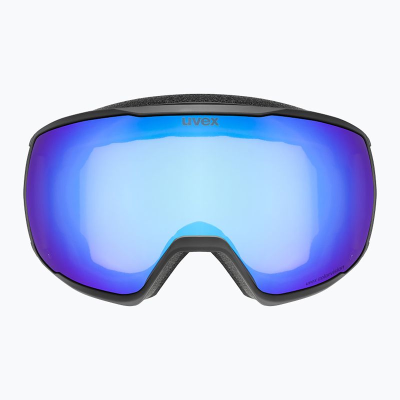 Skibrille UVEX Ultimate Victorious CV S2 black matt/mirror sapphire 2