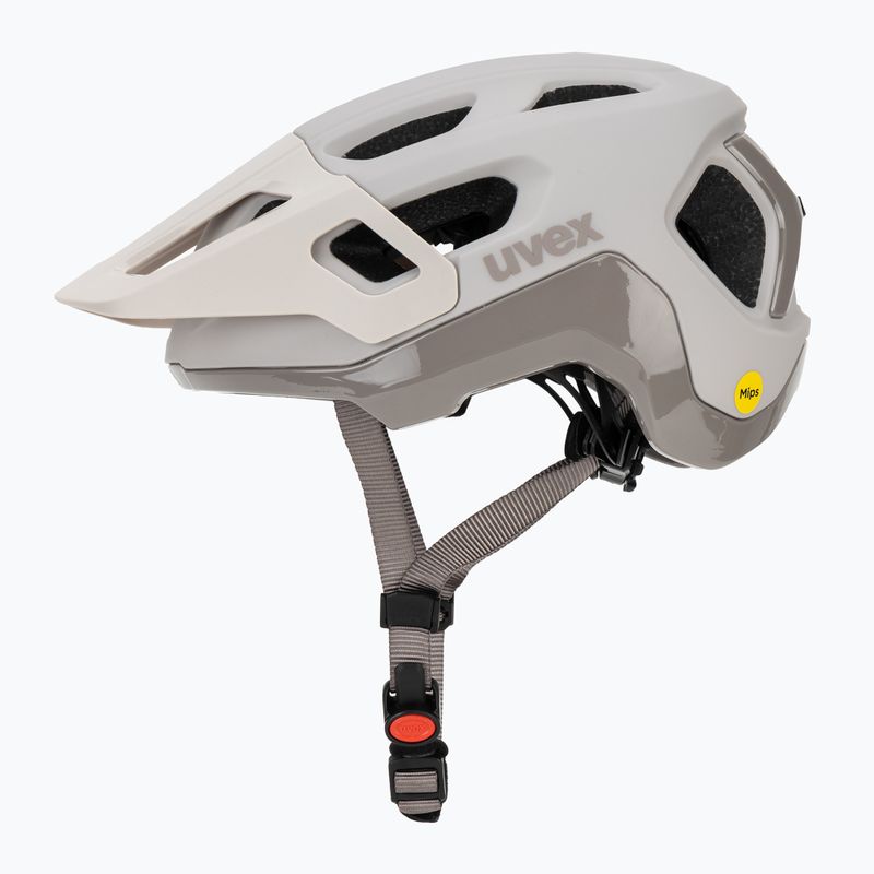 Fahrradhelm UVEX React MIPS warm grey matt 3