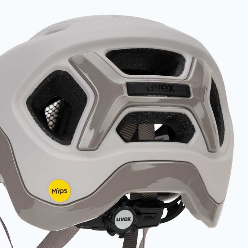 Fahrradhelm UVEX React MIPS warm grey matt 7