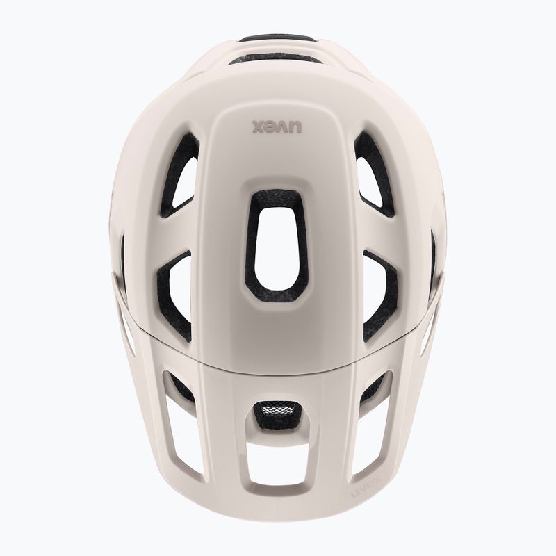 Fahrradhelm UVEX React warm grey matt 4