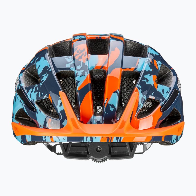 Fahrradhelm Kinder UVEX Air Wing 2 papaya/bubble blue 2
