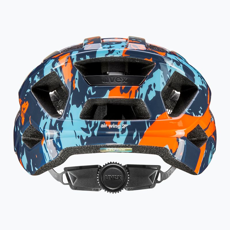 Fahrradhelm Kinder UVEX Air Wing 2 papaya/bubble blue 3