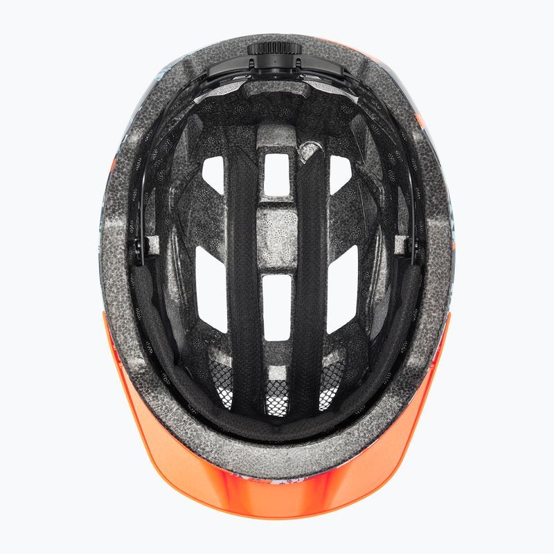 Fahrradhelm Kinder UVEX Air Wing 2 papaya/bubble blue 5