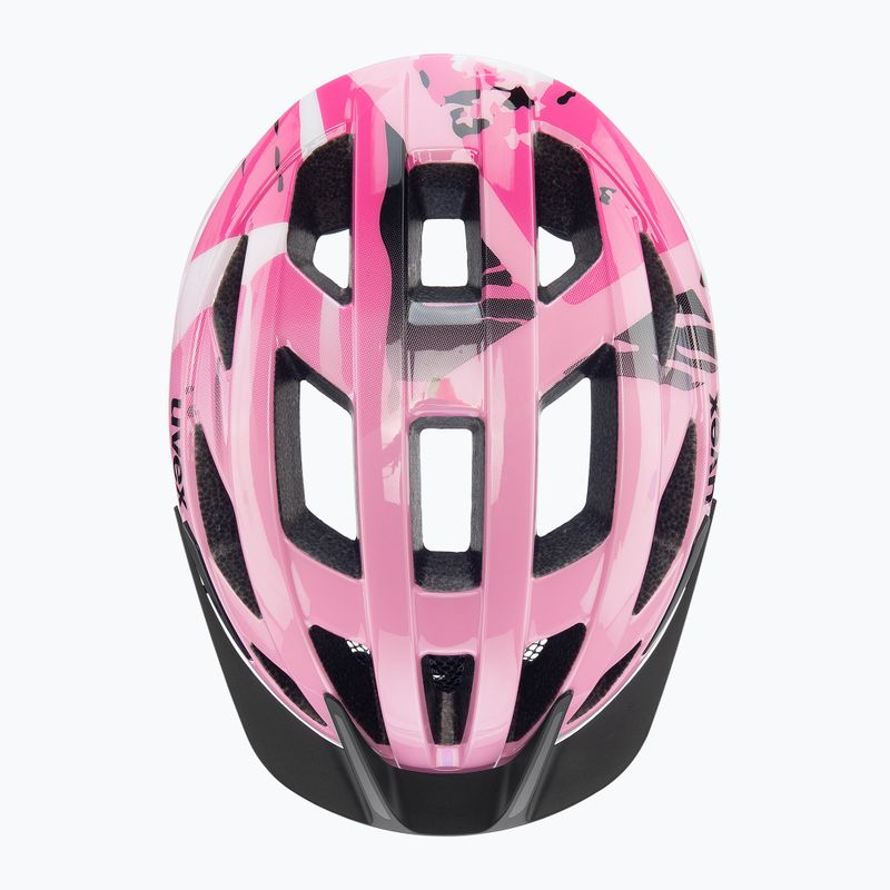 Fahrradhelm Kinder UVEX Air Wing 2 strawberry/black 4