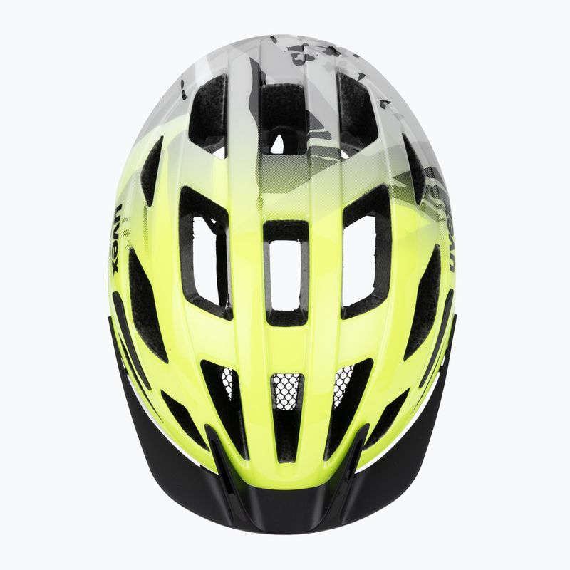 Fahrradhelm Kinder UVEX Air Wing 2 neon yellow/black 6