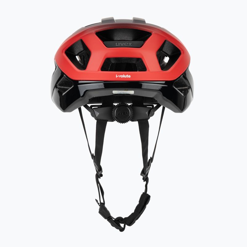 Fahrradhelm UVEX I-Volute black/red matte 4