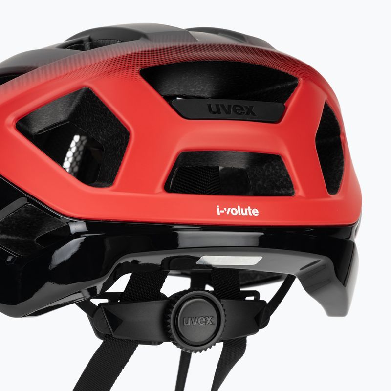 Fahrradhelm UVEX I-Volute black/red matte 8