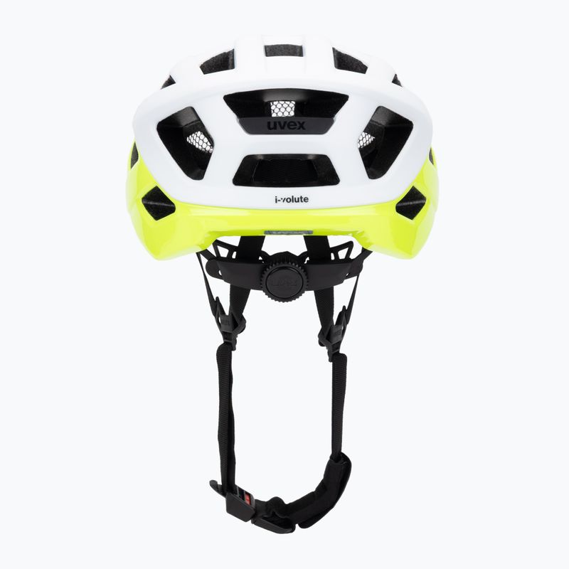 Fahrradhelm UVEX I-Volute white/neon yellow matt 4