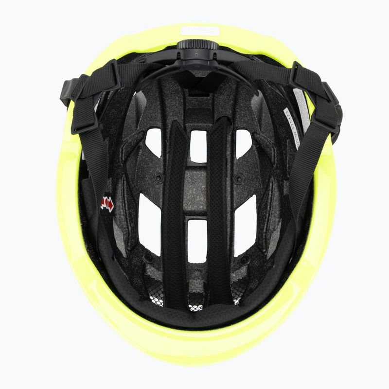 Fahrradhelm UVEX I-Volute white/neon yellow matt 5
