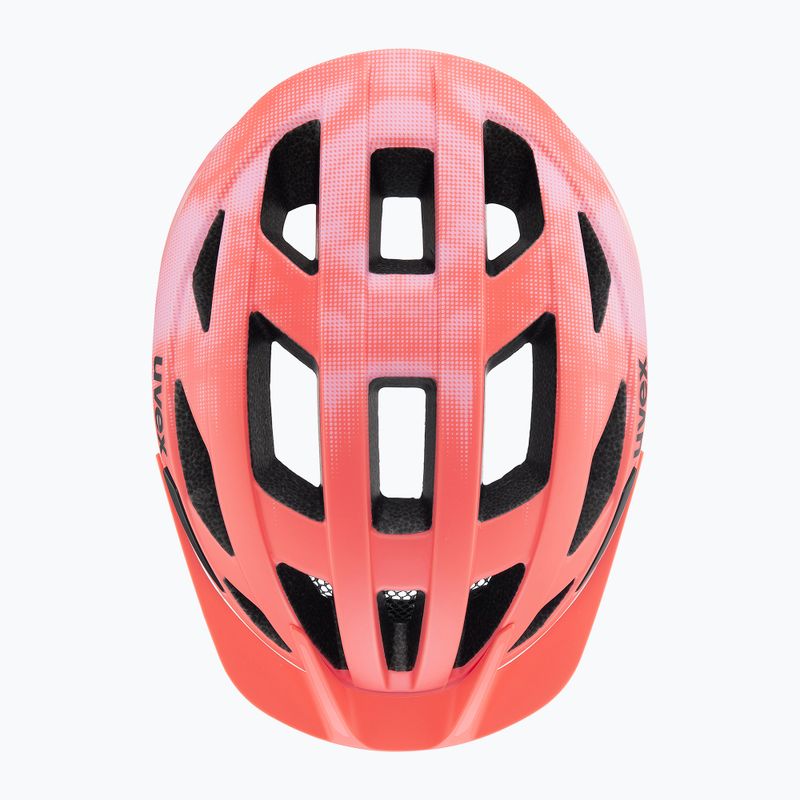 Kinderfahrradhelm UVEX Air Wing 2 CC coral/strawberry matt 4