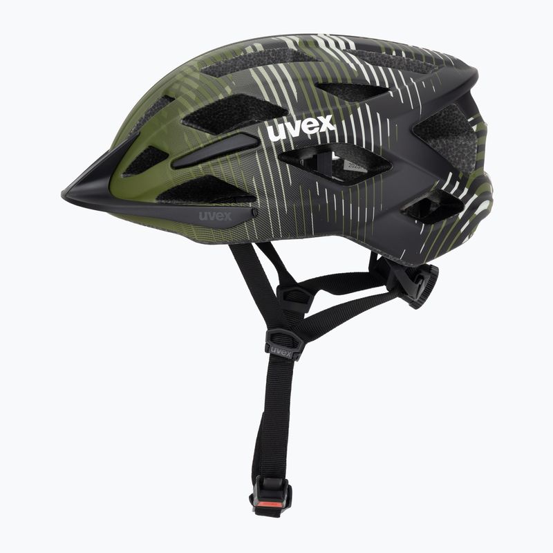 Fahrradhelm Kinder UVEX Air Wing 2 CC dark olive/black Matt 3