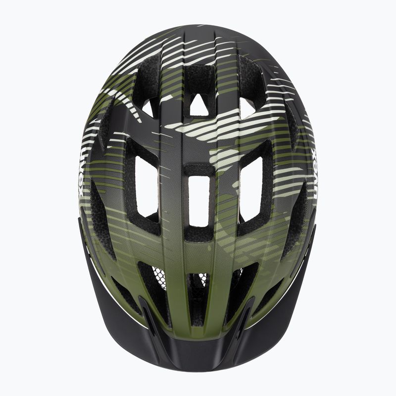 Fahrradhelm Kinder UVEX Air Wing 2 CC dark olive/black Matt 6