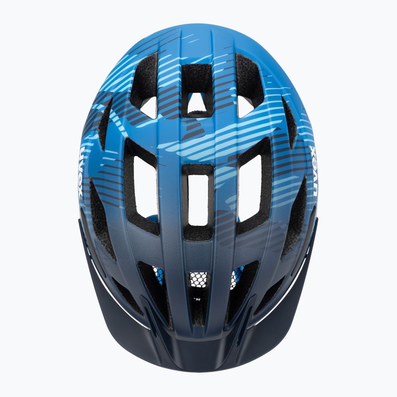 Fahrradhelm Kinder UVEX Air Wing 2 CC dusk/bubble blue Matt 6