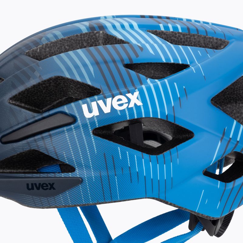 Fahrradhelm Kinder UVEX Air Wing 2 CC dusk/bubble blue Matt 7