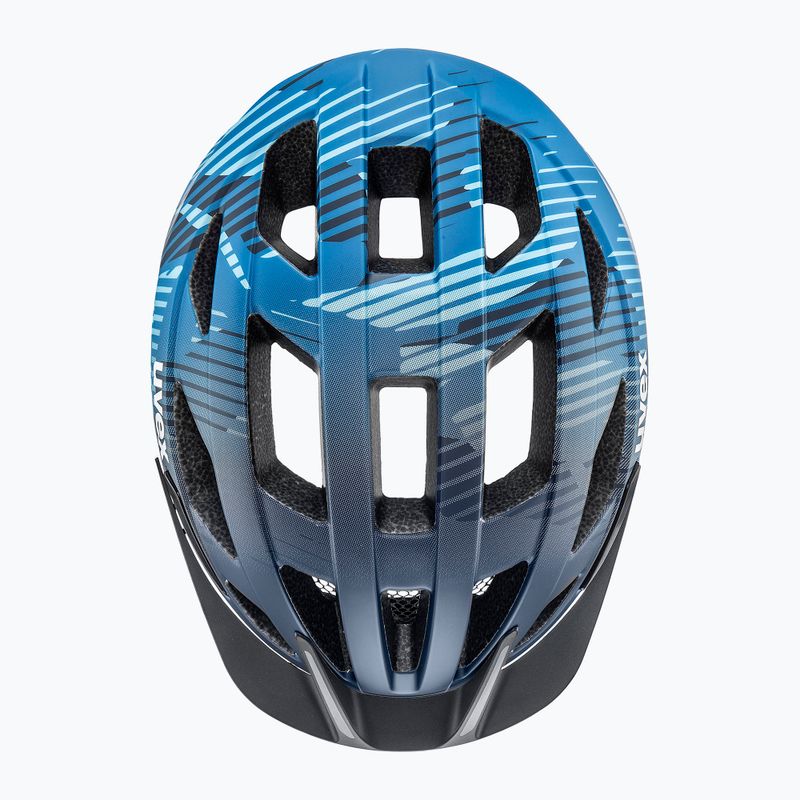 Fahrradhelm Kinder UVEX Air Wing 2 CC dusk/bubble blue Matt 4