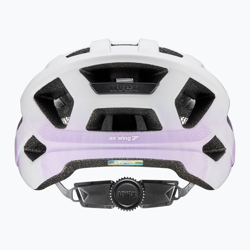 Kinderfahrradhelm UVEX Air Wing 2 CC lilac/white matt 3