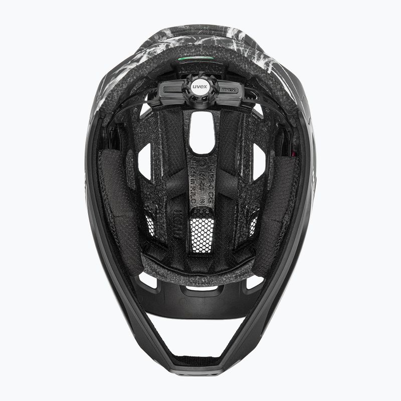 Kinder-Fahrradhelm UVEX React Fullface Jr black/white matt 6