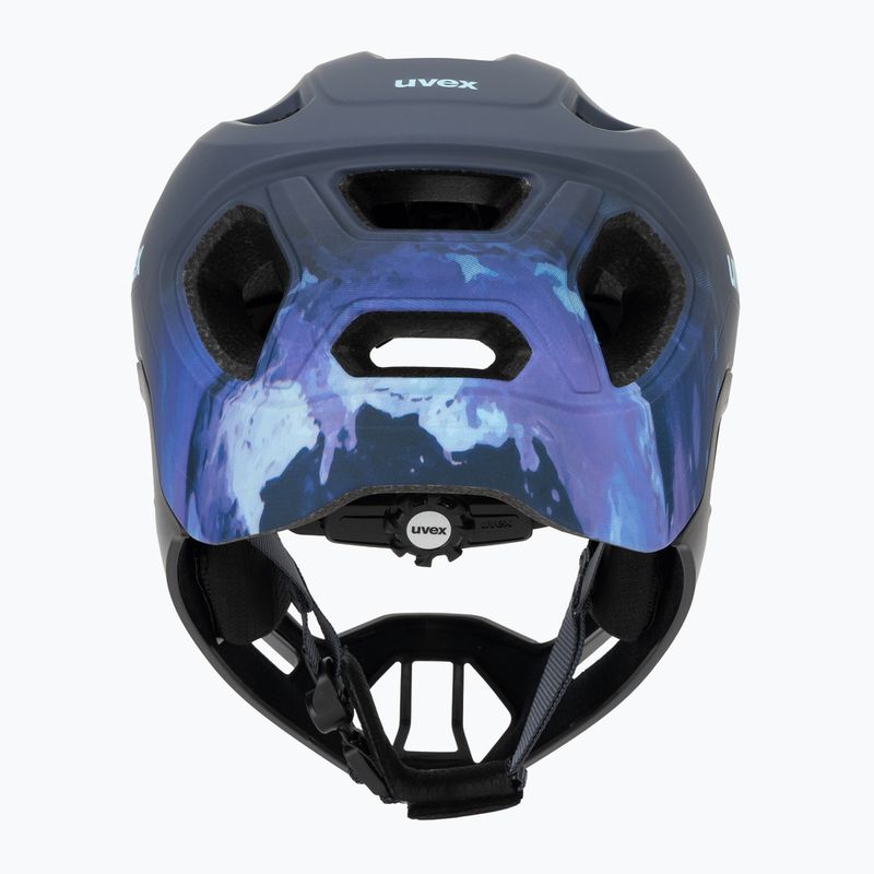 Kinder-Fahrradhelm UVEX React Fullface Jr dusk blue matt 4